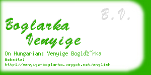 boglarka venyige business card